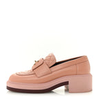 Chanel Lambskin Quilted CC Turnlock Loafers 35.5 Dark Pink
