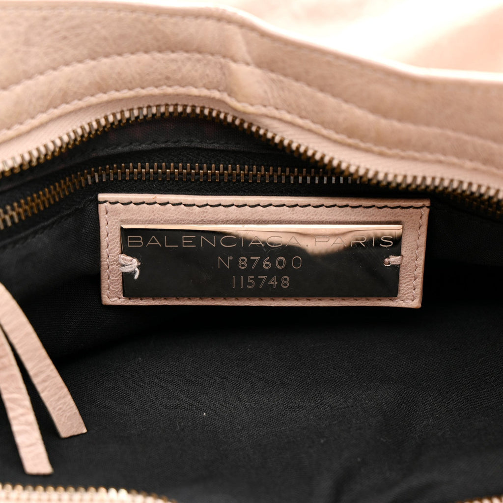 Balenciaga Agneau Classic Hardware City Bois De Rose