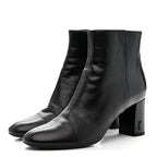 Saint Laurent Nappa Vendome Loulou Ankle Zip Boot 36.5 Black