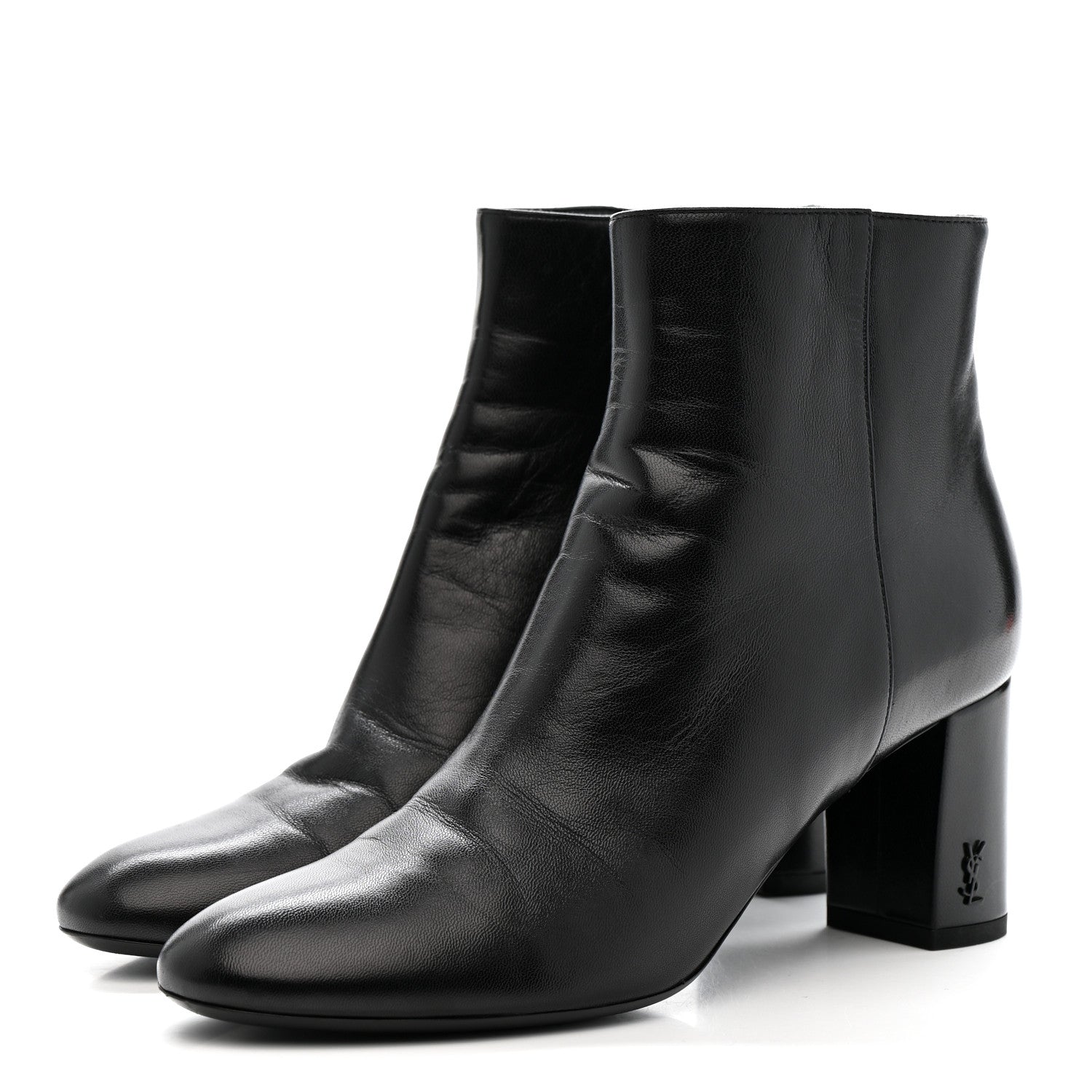 Saint Laurent Nappa Vendome Loulou Ankle Zip Boot 36.5 Black