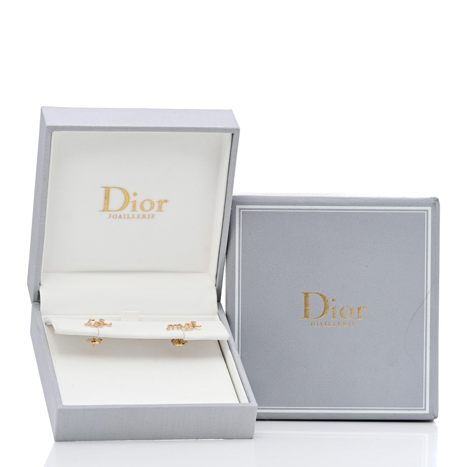 Christian Dior 18K Yellow Gold Diamond Toi Moi Earrings