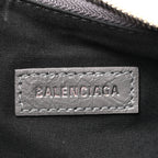 Balenciaga Agneau Arena Le Cagole Shoulder Bag XS Dark Grey