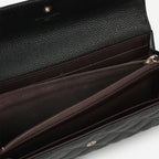 Chanel Long Classic Flap Wallet - Black Caviar | Gold Hardware