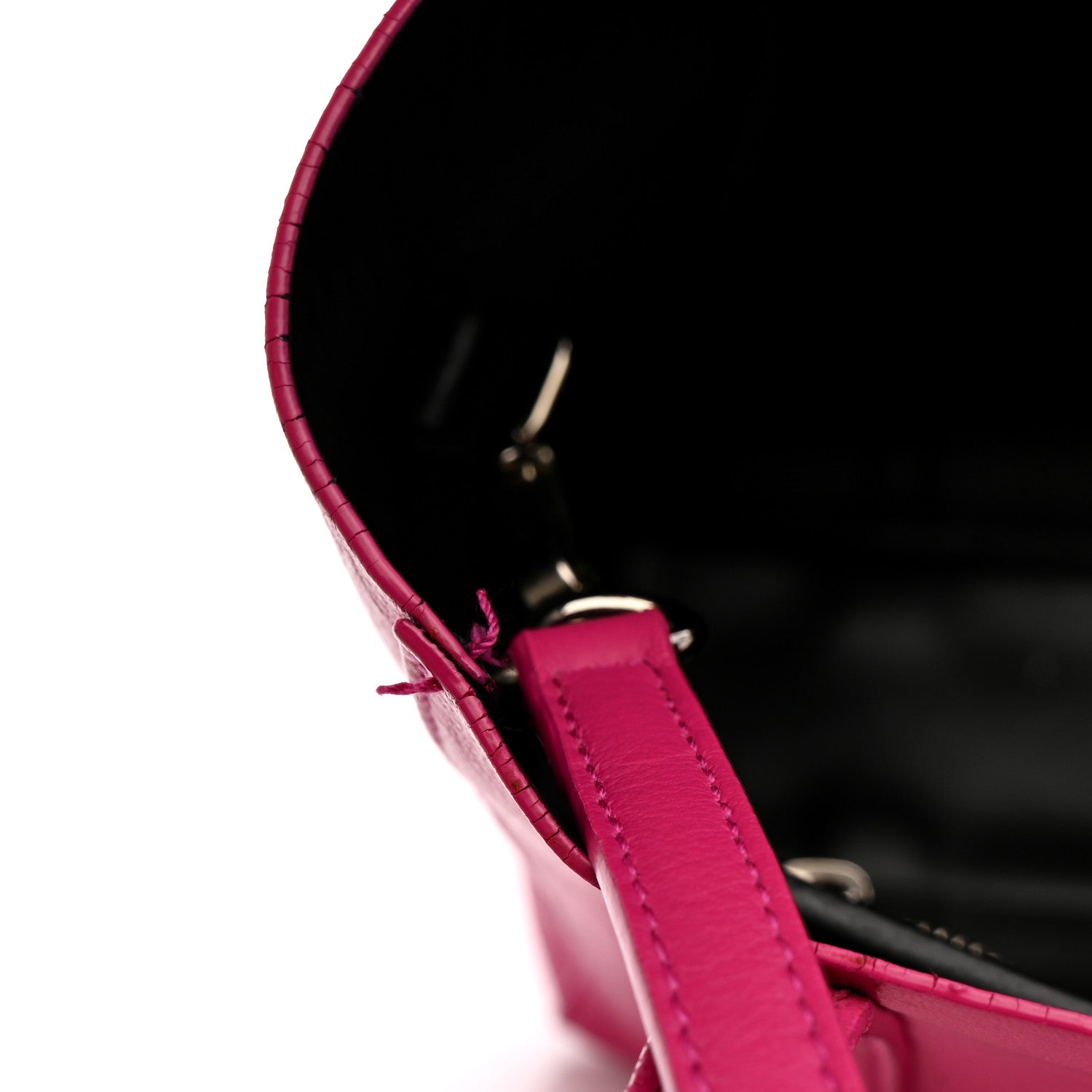 Balenciaga Calfskin XXS Everyday Tote Rose Magenta Black