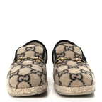 Gucci Covered Wool GG Monogram Mens Fria Horsebit Loafers 9 Beige Ebony Black Butterscotch