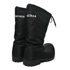 Balenciaga Nylon Mens Alaska High Boots 41-42 Black