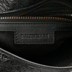 Balenciaga Agneau Arena Storico Classic Hardware Small Le City Black