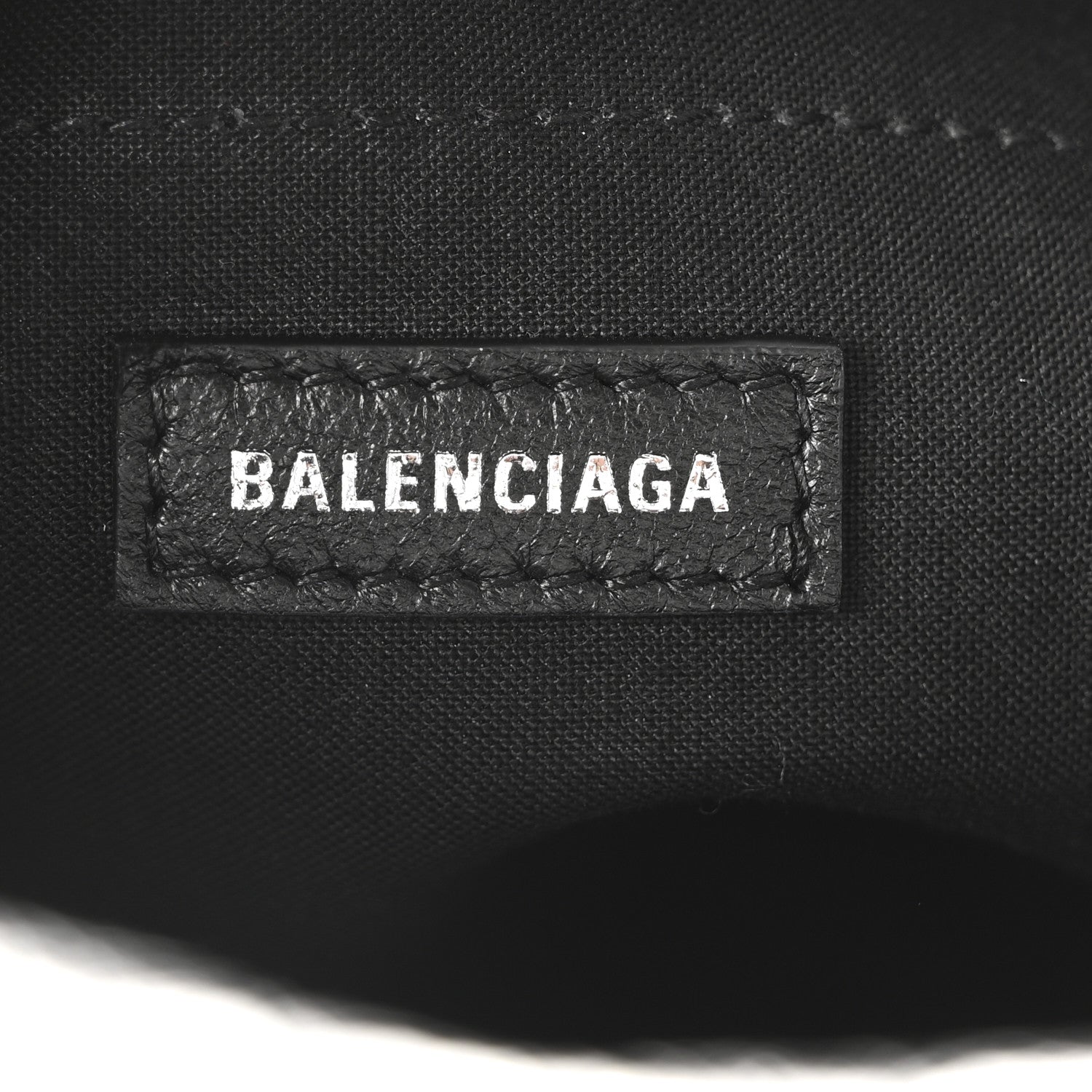 Balenciaga Metallized Arena Calfskin Medium Monaco Chain Shoulder Bag Silver
