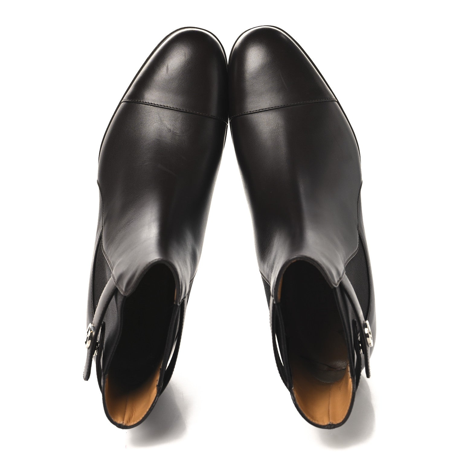 Gucci Calfskin Mens Blondie Chelsea Ankle Boots 8 Cocoa