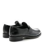 Prada Spazzolato Loafers 38 Black