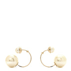 Christian Dior Pearl Mise En Dior Tribales Earrings White