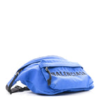 Balenciaga Sport Nylon Logo Embroidered Wheel Beltpack Electric Blue Black