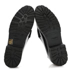 Saint Laurent Glazed Calfskin Le Loafer 15 Penny Slippers 39 Black