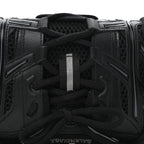 Balenciaga Faux Calfskin Fabric Sneakerhead Phone Crossbody Bag Black