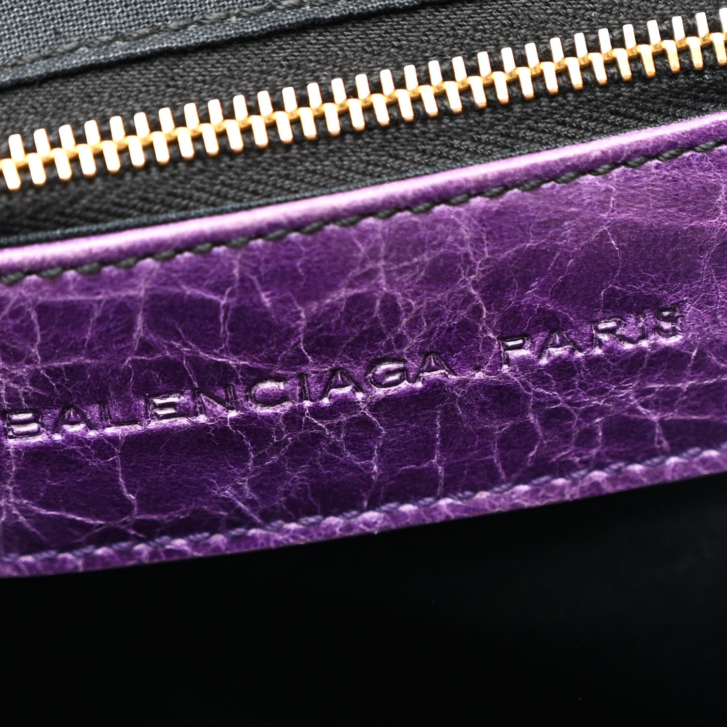 Balenciaga Agneau Giant 21 Gold Hardware Work Raisin