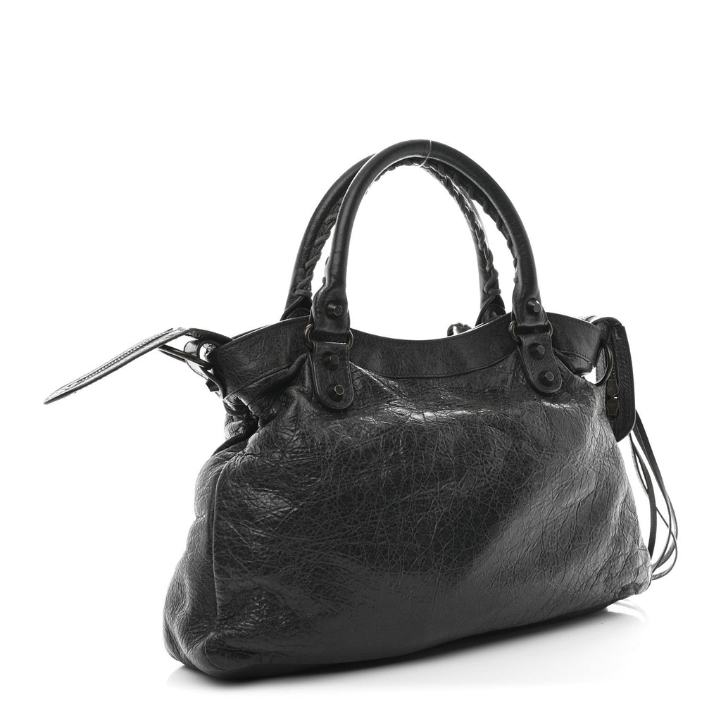 Balenciaga Agneau Classic Hardware Town Anthracite