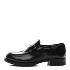 Prada Spazzolato Loafers 37.5 Black