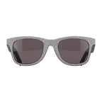 Saint Laurent Sunglasses Square Full Rim, Ivory Frame and Grey Lens SL51037