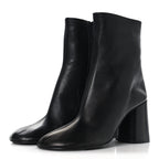 Balenciaga Shiny Soft Sheepskin Glove 80mm Ankle Boots 37.5 Black