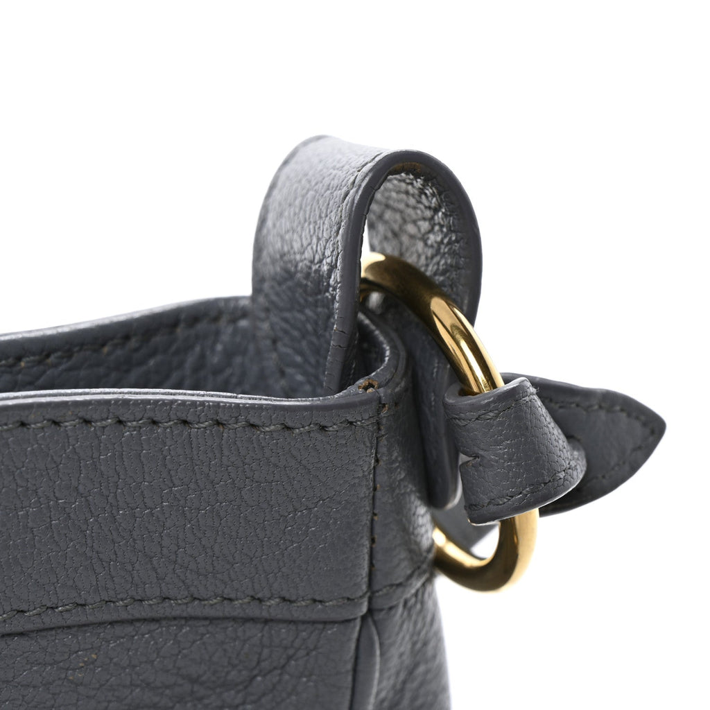 Balenciaga Chevre Gold Metallic Edge Hardware Hip Gris Acier