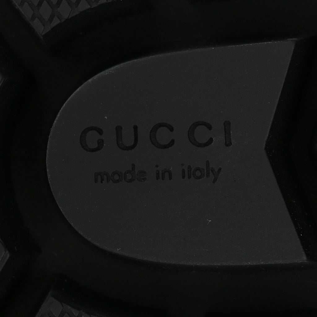Gucci Calfskin Nappa Matelasse Frances Chelsea Boots 41 Black
