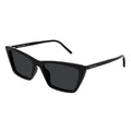Saint Laurent Sunglasses Cat Eye Full Rim, Black Frame and Black Lens SL737MICATHIN001