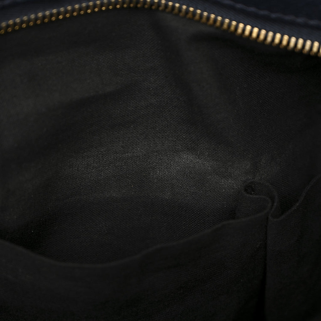 Balenciaga Chevre Gold Metallic Edge Hardware Town Bleu Nuit Dark Sea
