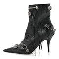 Balenciaga Agneau Arena Cagole 90mm Ankle Boots 37 Black