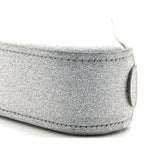 Balenciaga Glitter M Triangle Pouch Argent Black