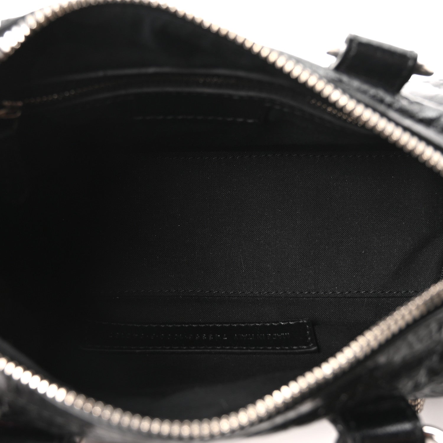 Balenciaga Agneau Arena Mini Le Cagole Duffle Crossbody Bag Black