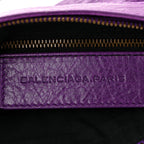 Balenciaga Agneau Classic Hardware Hip Ultraviolet