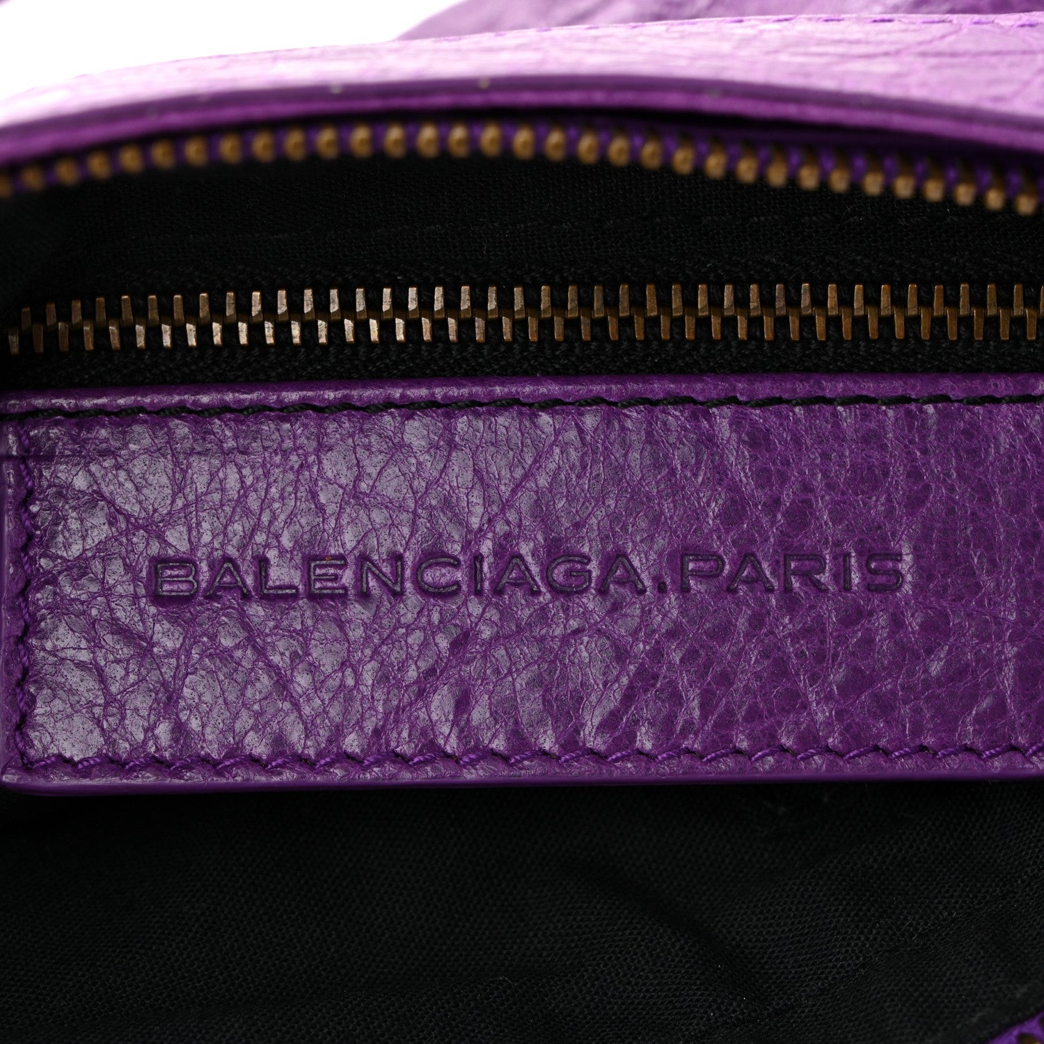 Balenciaga Agneau Classic Hardware Hip Ultraviolet