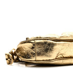 Balenciaga Metallic Agneau Arena Le Cagole Shoulder Bag XS Gold