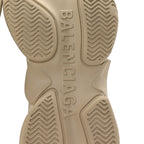 Balenciaga EVA Molded Womens Triple S Sneakers 39 Taupe