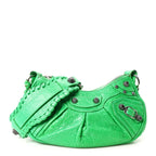 Balenciaga Agneau Arena Le Cagole Shoulder Bag XS Vivid Green