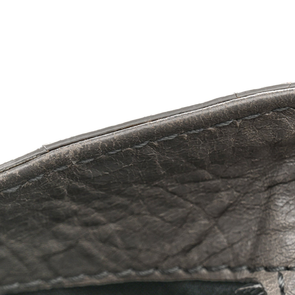 Balenciaga Agneau Giant 12 Gold Hardware Part Time Gris Pyrite