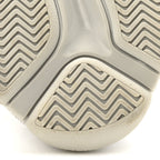 Balenciaga Microfiber Strass Embellished Womens Triple S Sneakers 39 Light Grey
