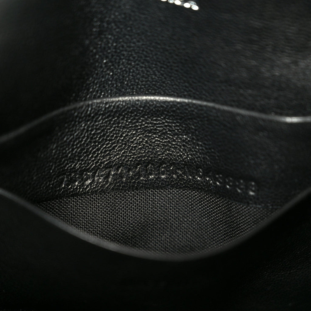 Balenciaga BB Jacquard Monogram  XSS Downtown Shoulder Bag Black
