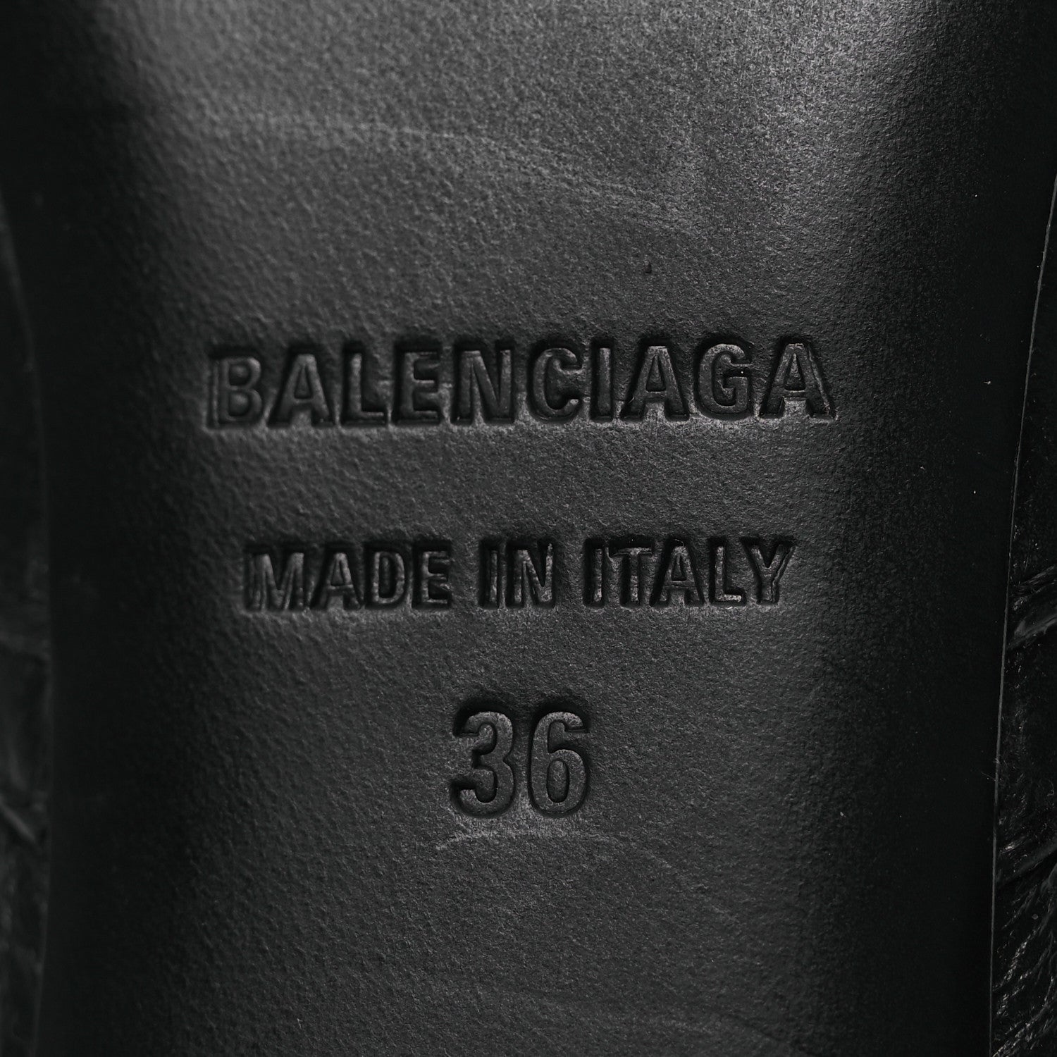 Balenciaga Agneau Arena Spiked Cagole 50mm Wide Boots 36 Black