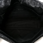 Balenciaga Arena Calfskin Small Monaco Flap Bag Black