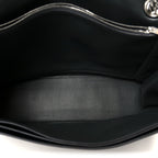 Balenciaga Metallic Crushed Calfskin Large Crush Chain Bag Steel Grey