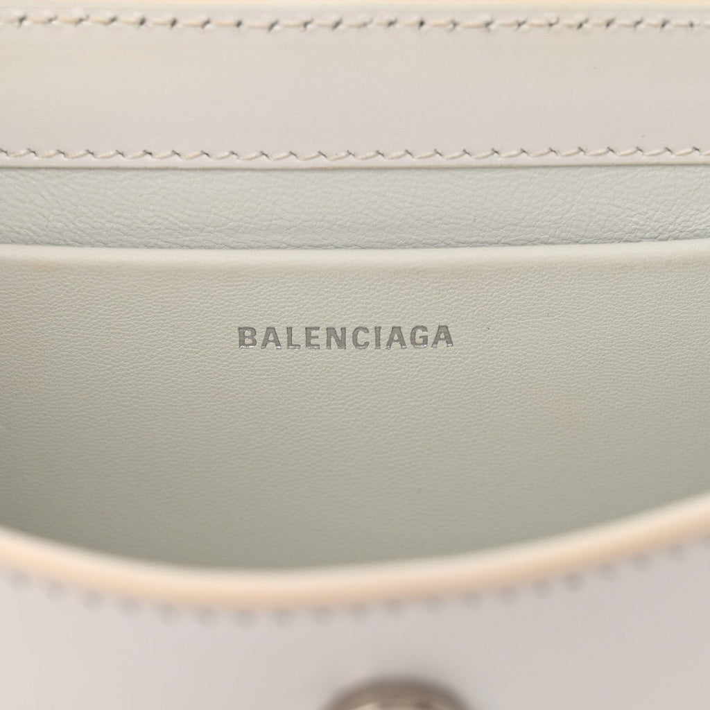 Balenciaga Box Calfskin Small XX Flap Stretch Bag White