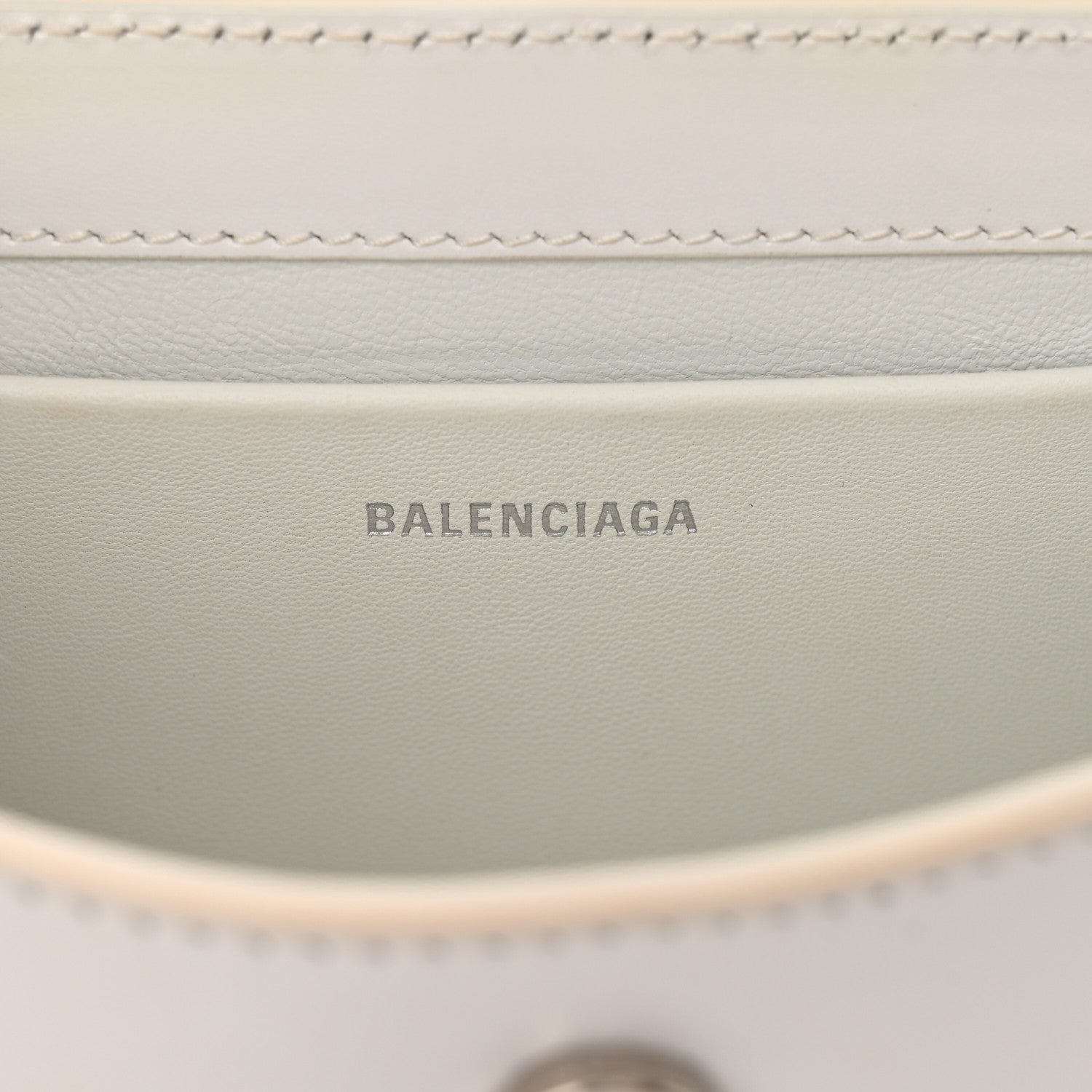 Balenciaga Box Calfskin Small XX Flap Stretch Bag White
