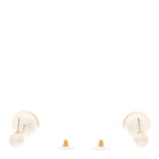 Chanel Pearl CC Drop Earrings Gold