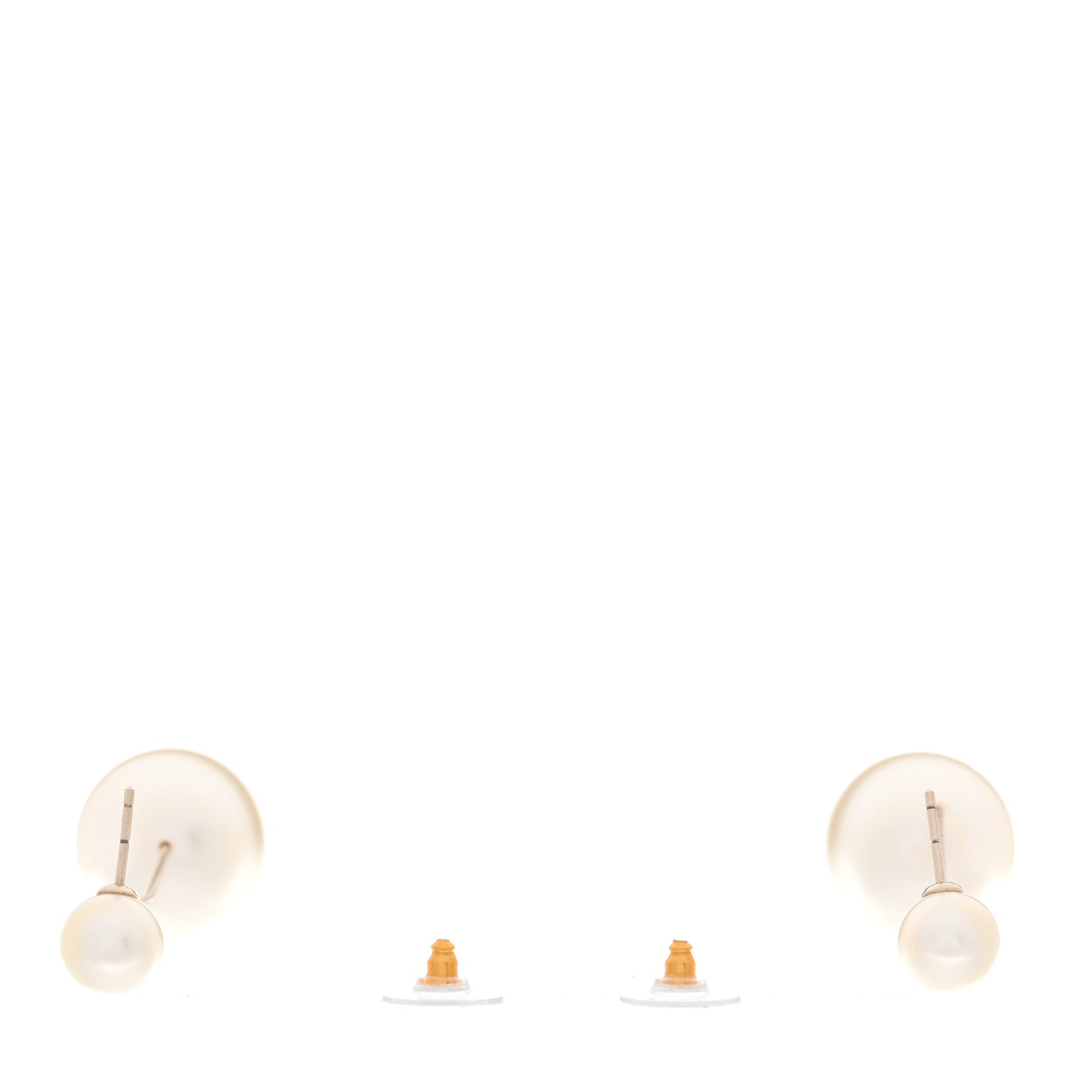 Chanel Pearl CC Drop Earrings Gold