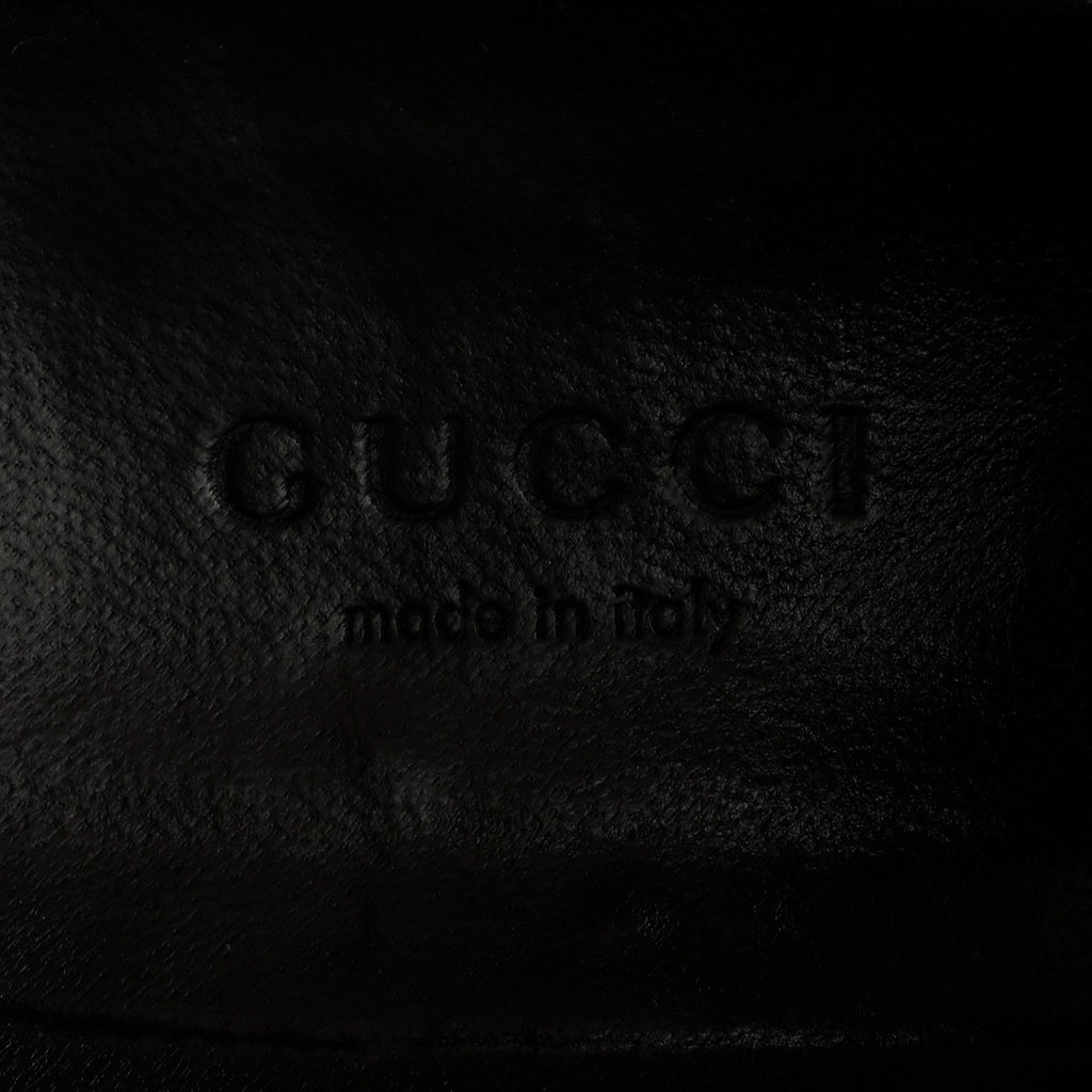 Gucci Microguccissima Knee High Riding Boots 40.5 Black