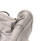 Balenciaga Agneau Marble Hardware Mini City Grey