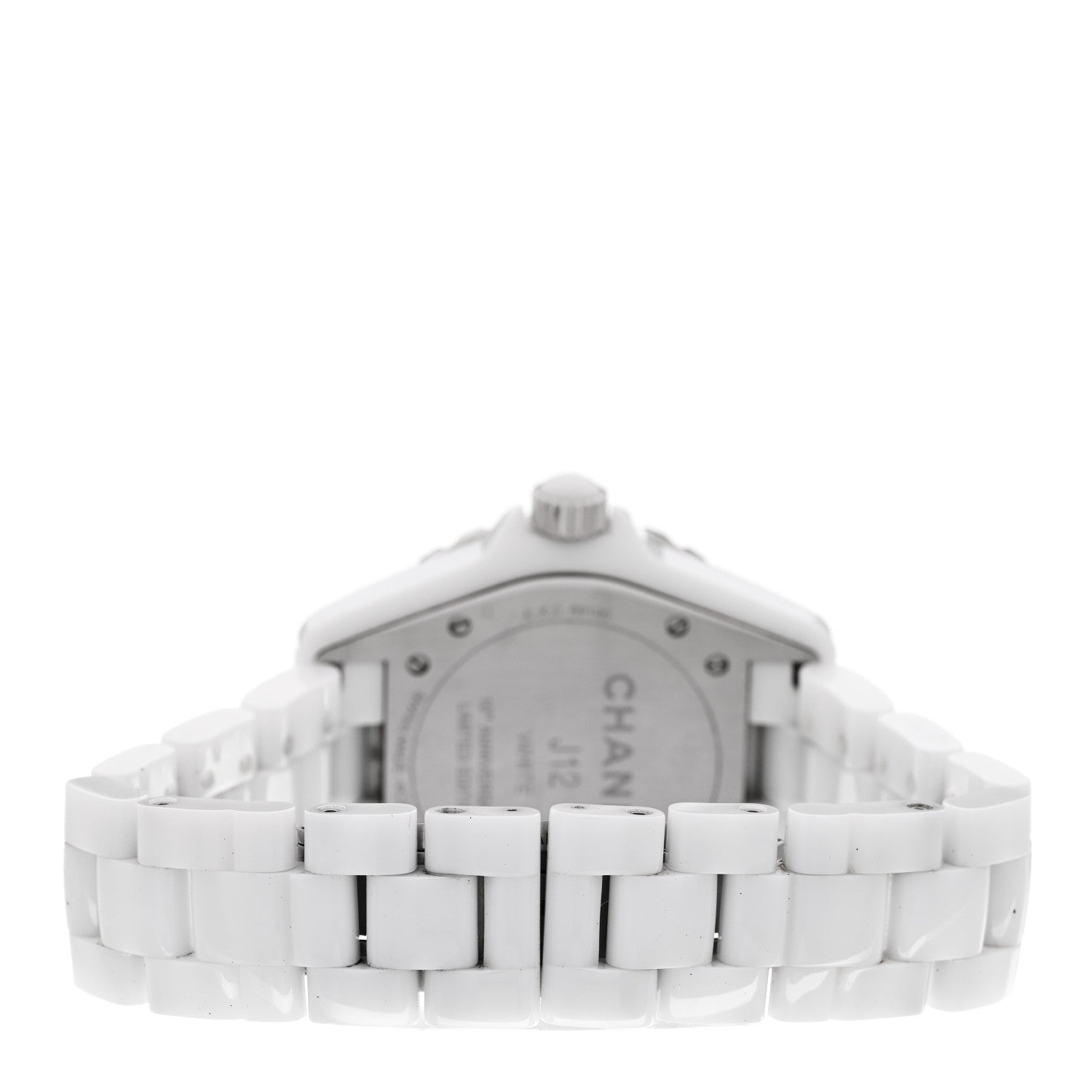 Chanel Stainless Steel Ceramic 38mm J12 Phantom Automatic Watch White