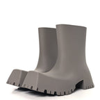 Balenciaga Rubber Trooper Boots 37 Grey