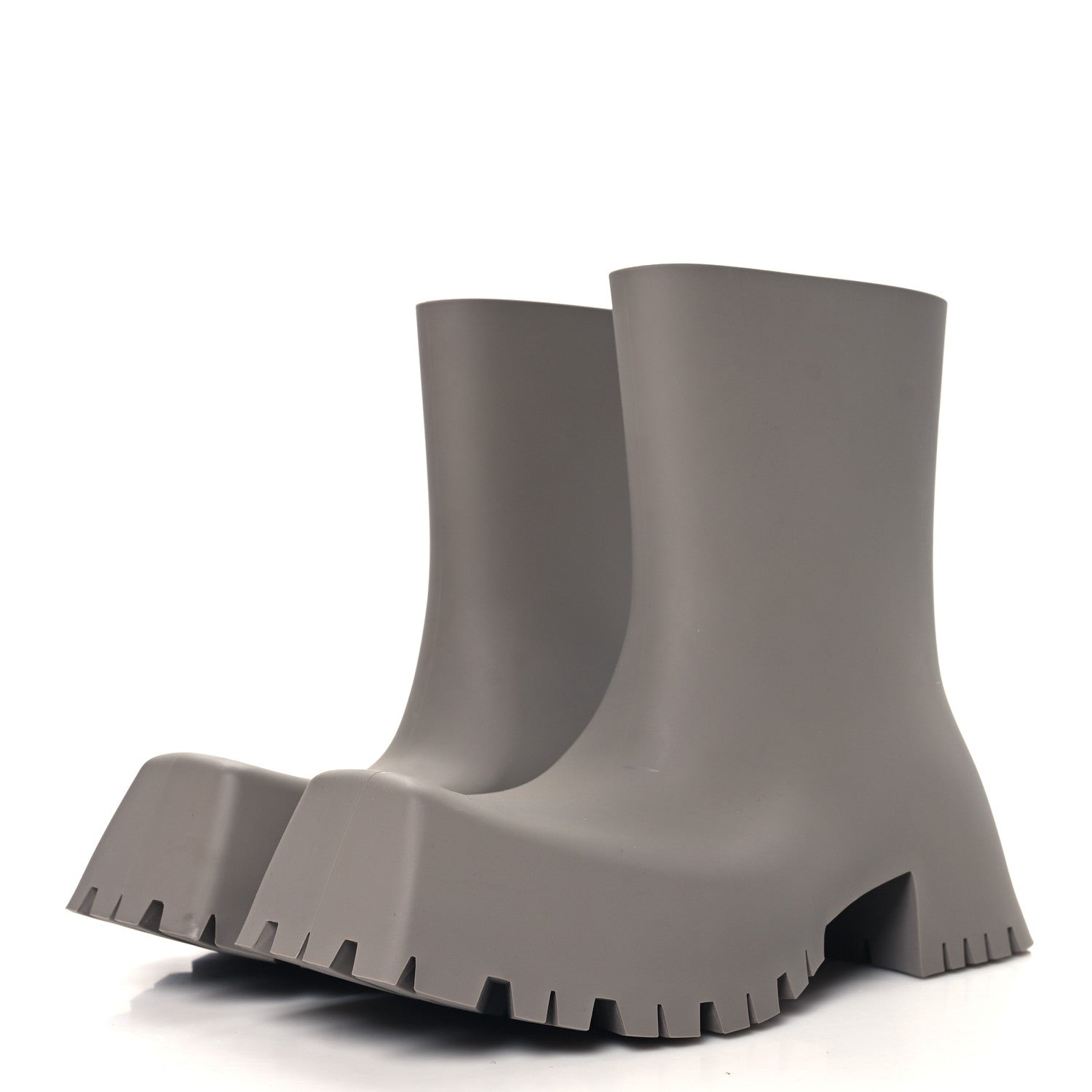 Balenciaga Rubber Trooper Boots 37 Grey